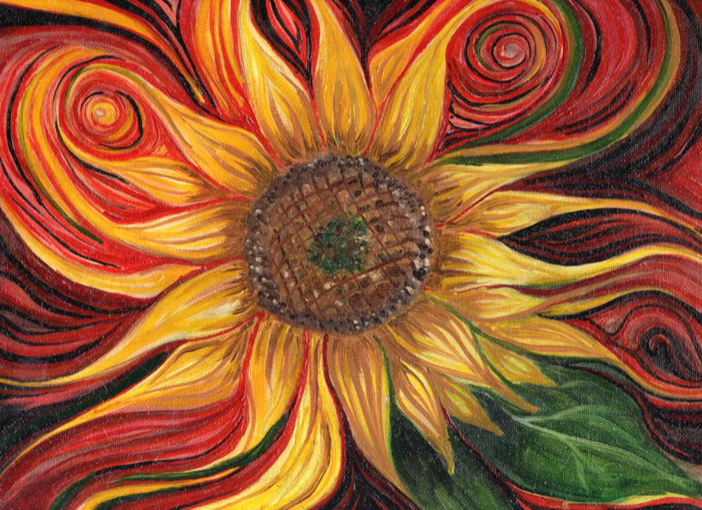 “Abstract Sunflower”